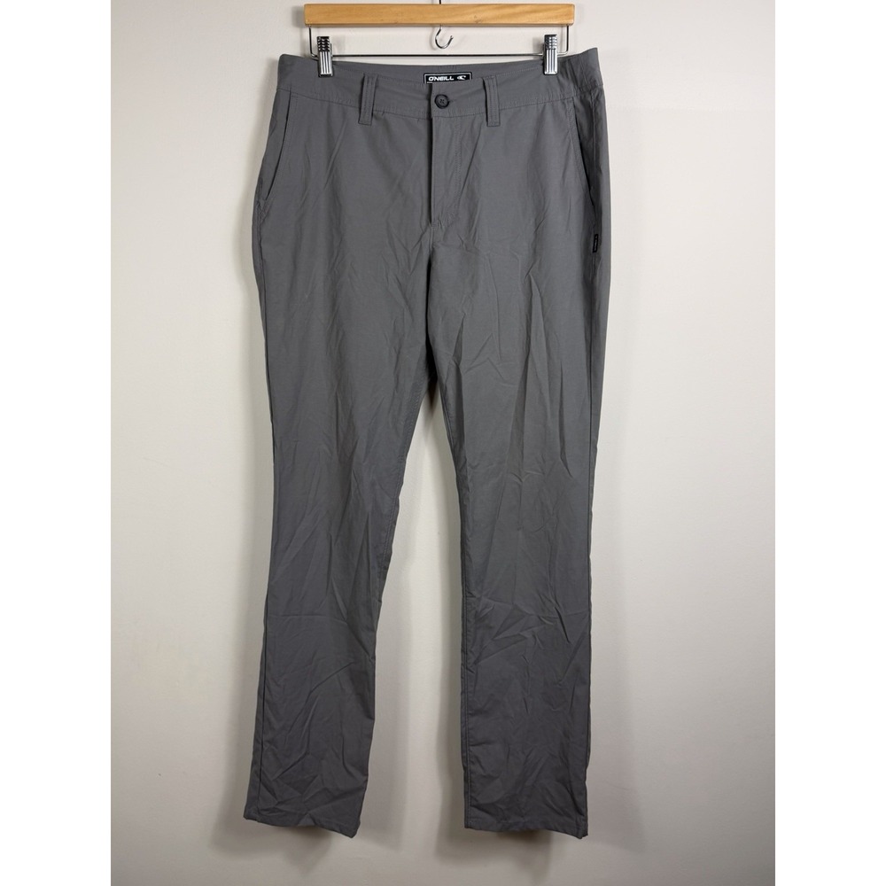O'Neill Pants Mens SZ 32/32 Hybrid Golf Casual Travel Gray Drawstring